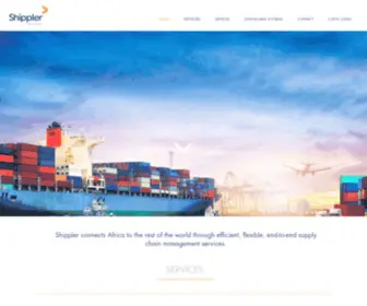 Shippler.co.za(Home) Screenshot