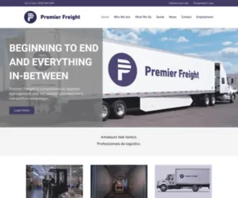 Shippremierfreight.com(Premier Freight) Screenshot