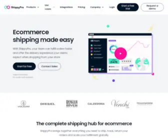 Shippypro.com(Streamline shipping operations with ShippyPro features) Screenshot