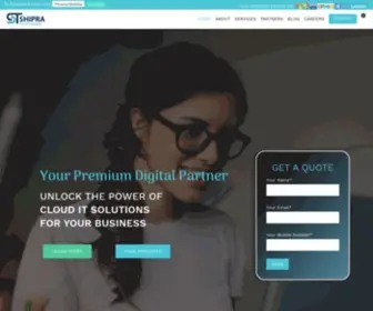 Shipratech.com(Shipra Technologies) Screenshot