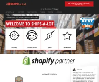 Ships-A-Lot.com(Your Fulfillment Center & Partner) Screenshot