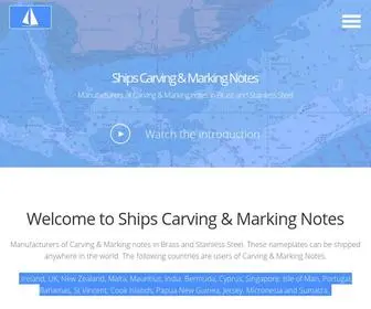 Shipscarvingandmarkingnotes.com(Ships Carving & Marking Notes) Screenshot