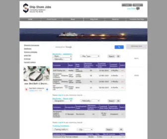 Shipshorejobs.com(Ship Shore Jobs) Screenshot