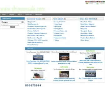 Shipsonsale.com(Premium domain) Screenshot