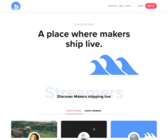 Shipstreams.com(Shipstreams) Screenshot