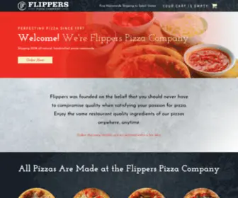 Shipthepizza.com(Flippers Pizza Company) Screenshot