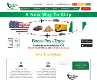 Shiptonaija.com(Air and Ocean Shipping to Nigeria) Screenshot