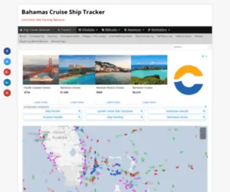 Shiptrackerbahamas.com(Ship Tracker Bahamas) Screenshot