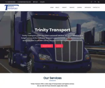 Shiptrinity.com(Trinity Transport) Screenshot