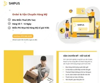 Shipus.vn(Vận Chuyển Hàng Mỹ) Screenshot