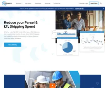 Shipware.com(Reduce Your Parcel & LTL Shipping Spend) Screenshot