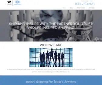 Shipwexler.com(Wexler Insurance Agency) Screenshot