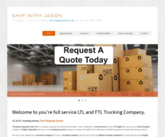 ShipwithJason.com(LTL Shipping Quote from Los Angeles) Screenshot