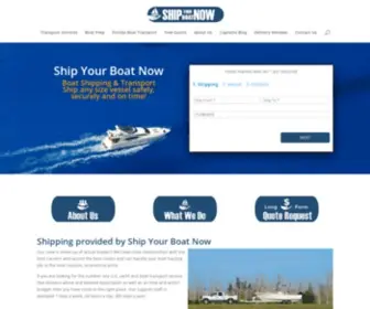 Shipyourboatnow.com(Ship Your Boat Now) Screenshot