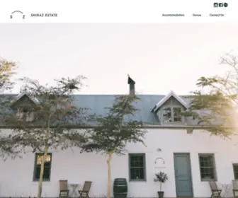 Shirazestateguesthouse.co.za(Self Catering Accommodation in Riebeek Kasteel) Screenshot