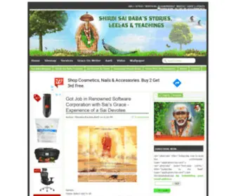 Shirdisaibabakripa.org(Shirdi Sai Baba Stories) Screenshot