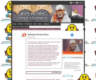 Shirdisaibabatemples.org(Shirdi Sai Baba Temple Information) Screenshot