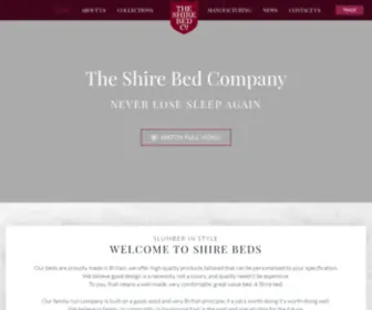 Shirebeds.co.uk(British Made Beds) Screenshot