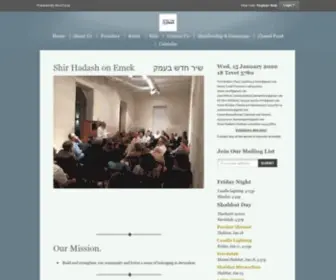 Shirhadashemek.co.il(Shir Hadash on Emek) Screenshot