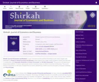 Shirkah.or.id(Journal of Economics and Business) Screenshot