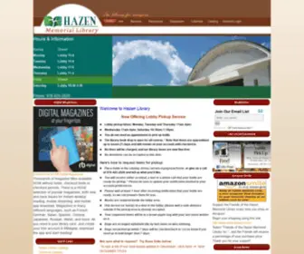 Shirleylibrary.org(Hazen Memorial Library) Screenshot