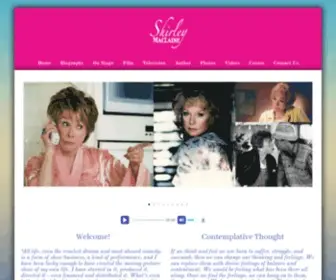 Shirleymaclaine.com(Shirley Maclaine) Screenshot