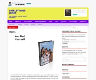 Shirleyrosejones.com(Find Yourself Sets You Up To Reach Success In All Areas Of Your Life) Screenshot