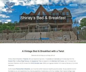 Shirleysbandb.com(Shirley's Bed and Breakfast in Roanoke VA) Screenshot