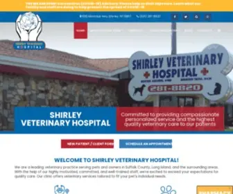 Shirleyvet.com(Shirley Veterinary Hospital) Screenshot