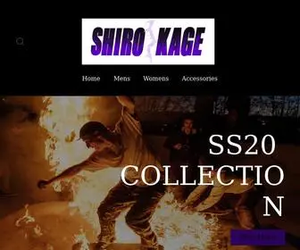 Shirokageny.com(SHIRO KAGE) Screenshot