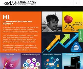 Shirsendu.com(Freelance web designer) Screenshot