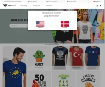 Shirtcity.dk(Lav din egen t) Screenshot