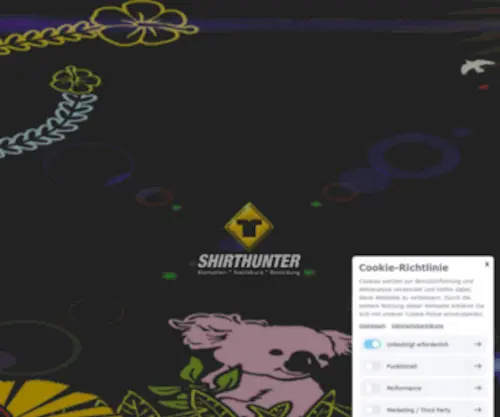 Shirthunter.net(SHIRTHUNTER Erlangen Textildruck) Screenshot