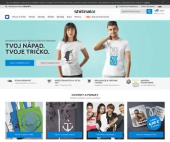 Shirtinator.sk(Vlastná potlač na tričká) Screenshot