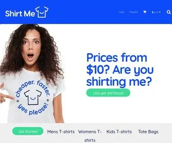 Shirtme.com.au(Home shirtme) Screenshot