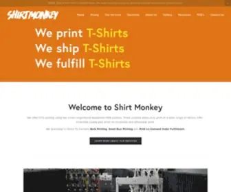 Shirtmonkey.co.uk(Shirt Monkey) Screenshot