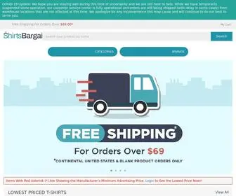 Shirtsbargain.com(Wholesale Clothing) Screenshot