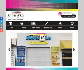 Shirtsrus.biz(Custom T) Screenshot