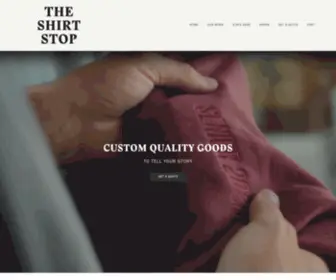 Shirtstop.com(The Shirt Stop) Screenshot