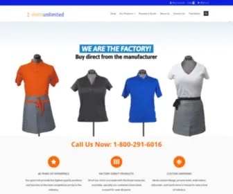 Shirtsunlimited.com(Shirts Unlimited) Screenshot