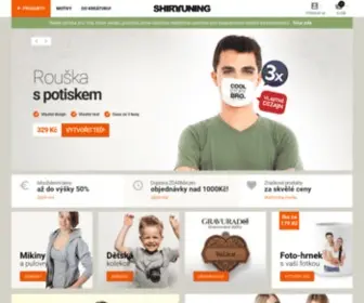 Shirttuning.cz(Vlastní potisk triček) Screenshot