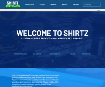 Shirtz.com(Shirtz Unlimited) Screenshot