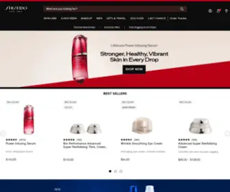 Shiseido.com(Skincare, Makeup & Suncare from Japan) Screenshot