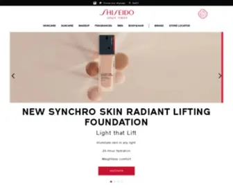 Shiseido.pl(Shiseido Europe) Screenshot