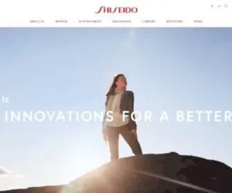 Shiseidogroup.com(Shiseido group website) Screenshot