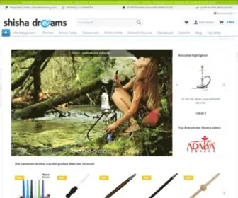 Shisha-Dreams.de(Shisha, Tabak und Zubehör Shop) Screenshot