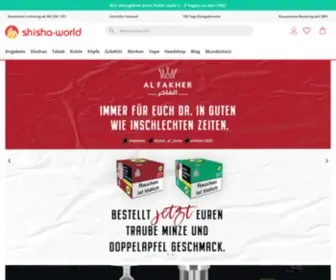 Shisha-World.com(SHISHA WORLD Online Shop) Screenshot