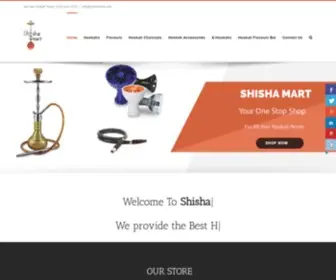 Shishamart.ca(Hookahs, Charcoals, Flavours in Canada) Screenshot