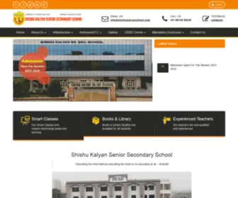 Shishukalyanschool.com(Best School in Gurugram) Screenshot