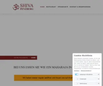 Shiva-Penzberg.de(Bei uns essen sie wie ein Maharaja in Indien) Screenshot